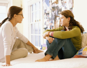 Your daughter's self-esteem - distraught daughter - mother and daughter