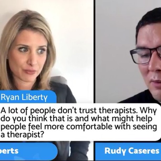 Turn your sound on #FBF to our awesome Facebook live last week @rudycaseres & I️ answered some great questions on #therapy #mentalhealth & dealing with difficult doctors. Check out this clip and the full #video is in my bio. #realtalk bc #MentalHealthMatters Rudy & I️ both #vlog for @healthyplace too #speakup #expressyourself #videooftheday #instavideo #videos @ryanlibertyofficial you rock ️ #live #instagood #fridayfeeling #inspire