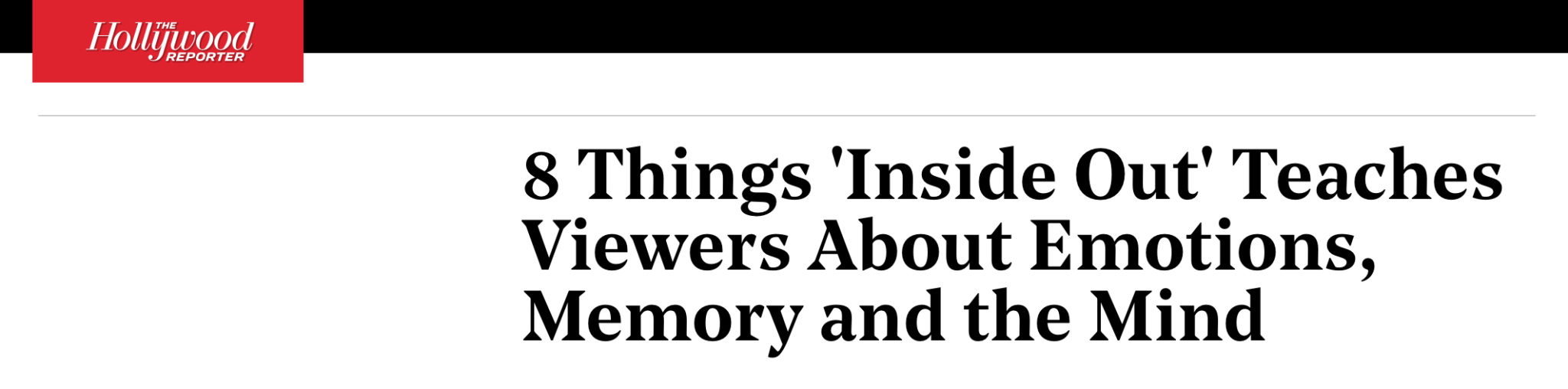 Emily Roberts on The Hollywood Reporter