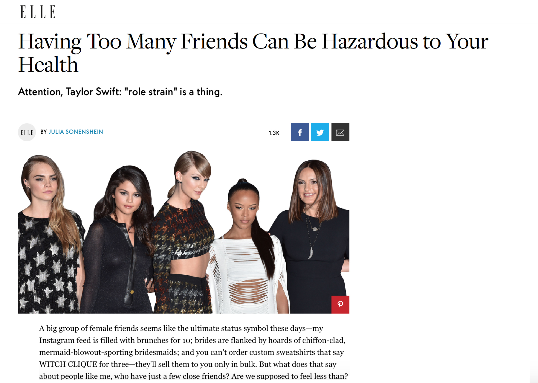 The Guidance Girl Elle Magazine