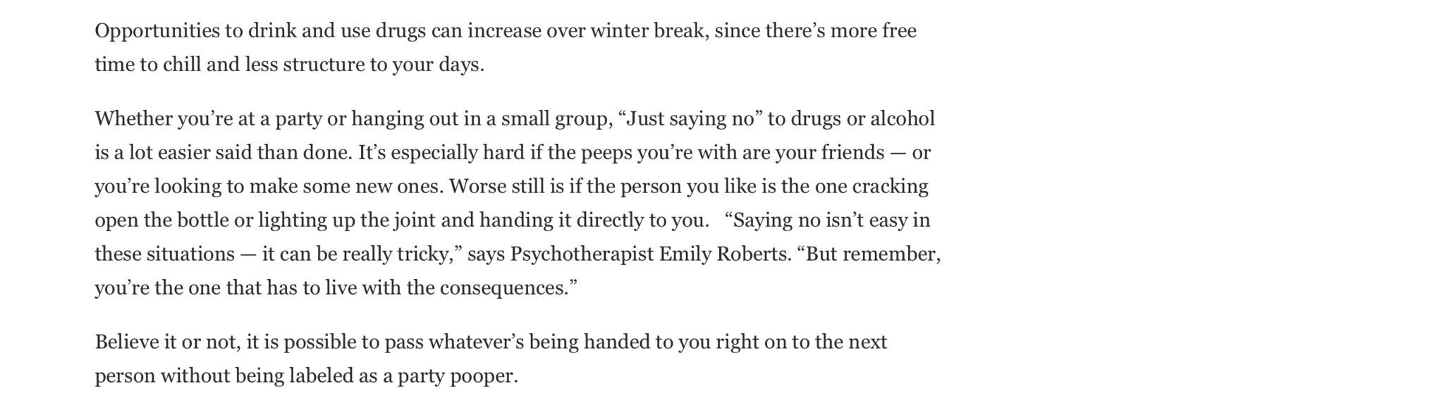 The Guidance Girl in Teen Vogue