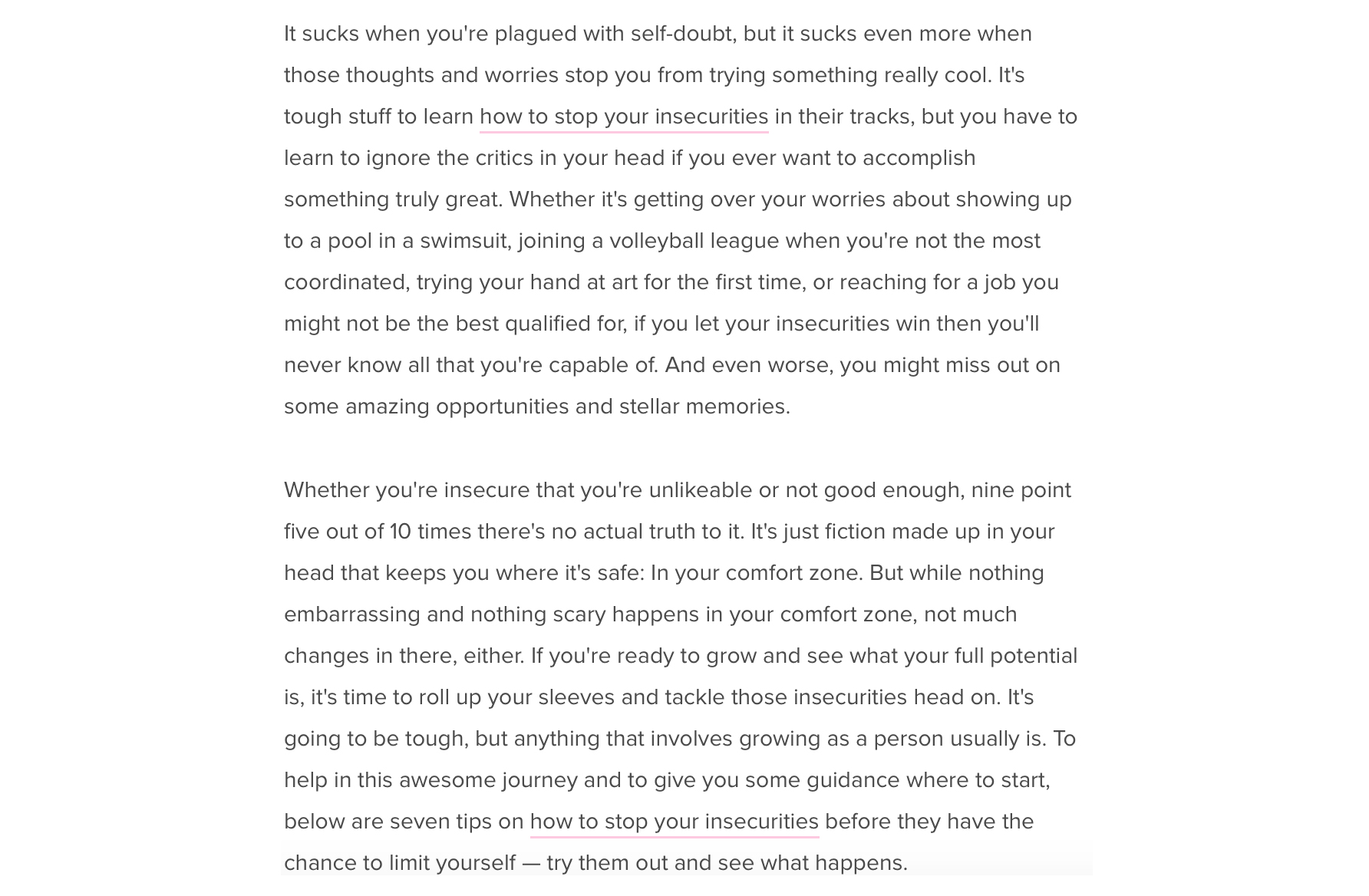 Emily Roberts on Bustle