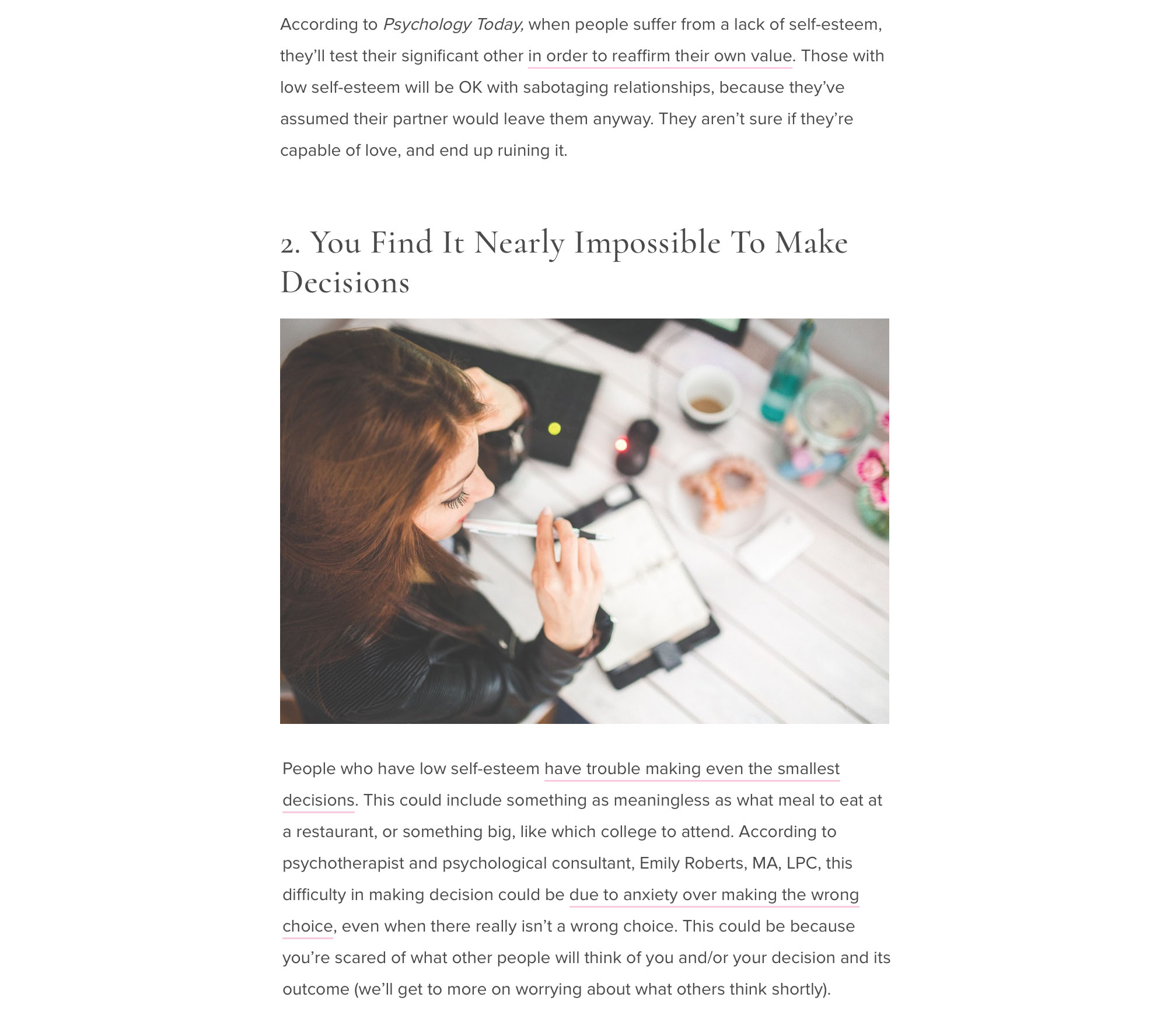 8 Weird Signs Of Low Self-Esteem & How To Change It page 4