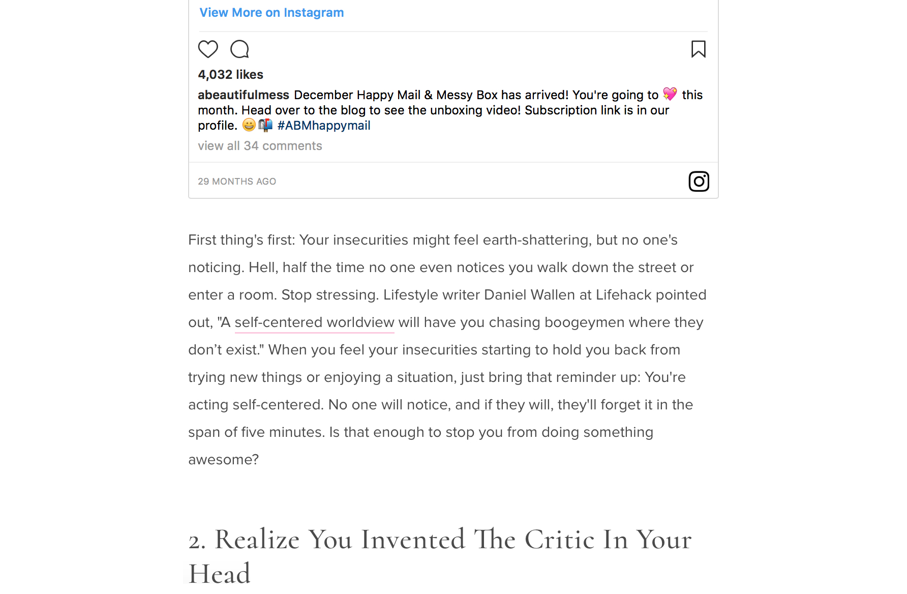 Emily Roberts on Bustle