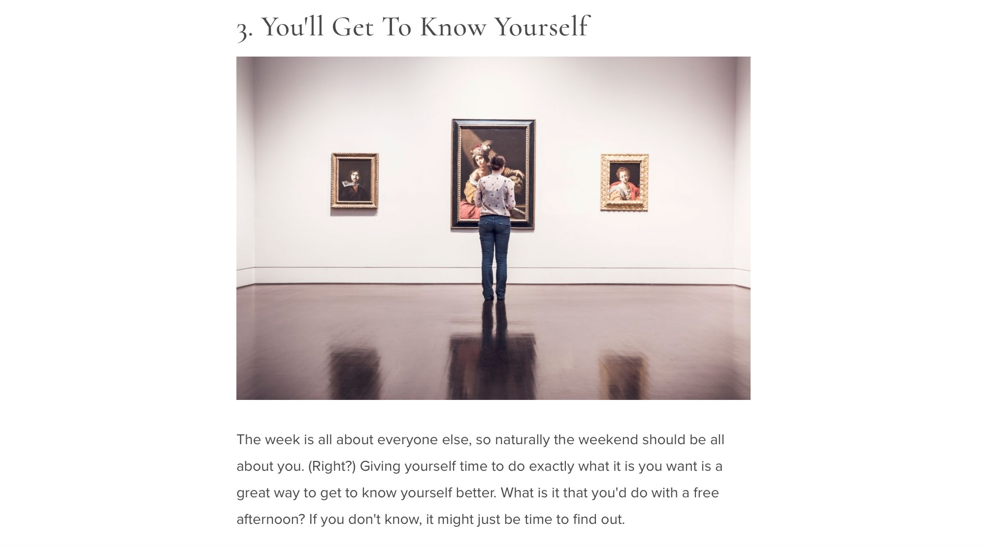 11 Healthy Reasons Why You Should Spend This Weekend Alone page 5