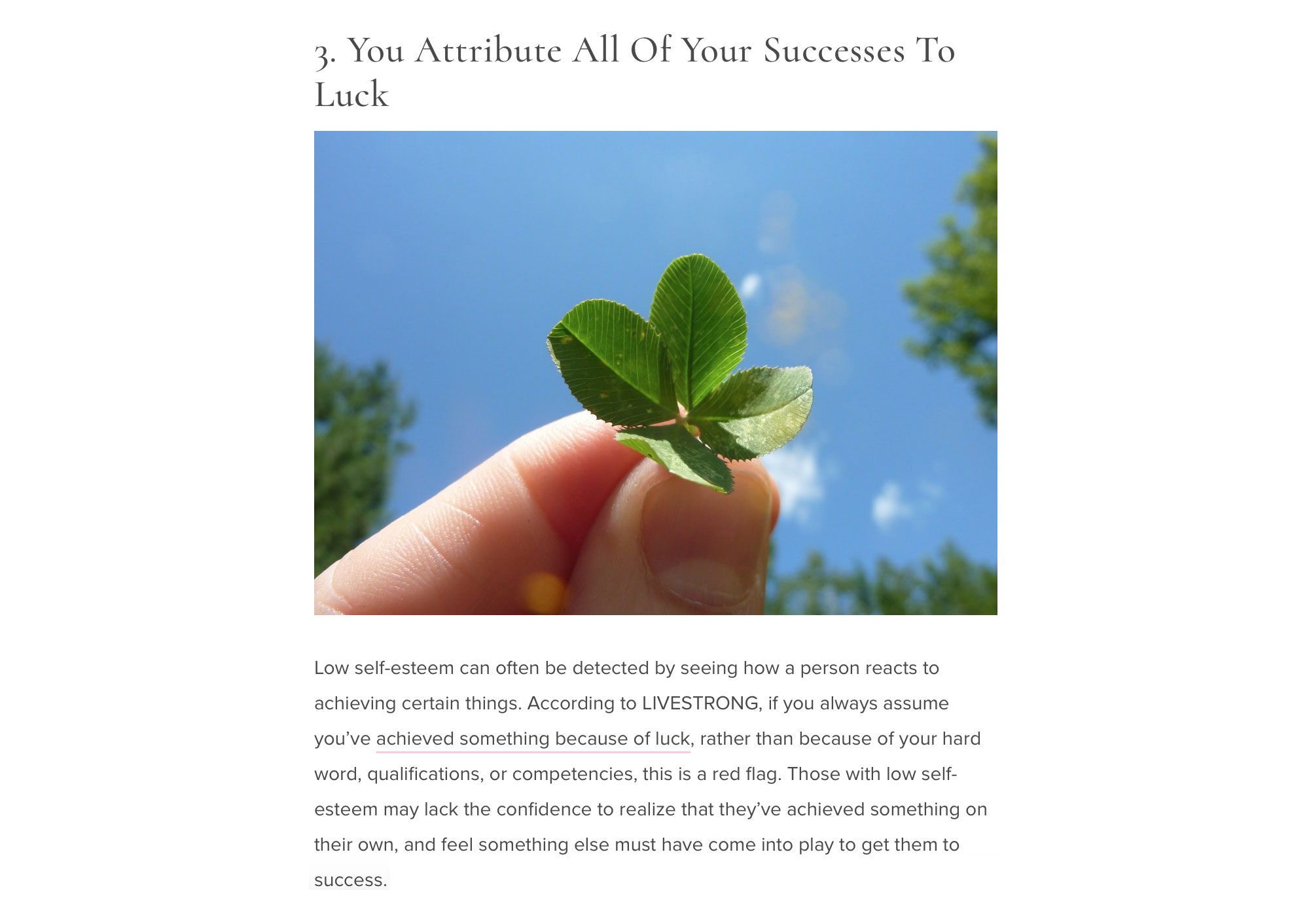 8 Weird Signs Of Low Self-Esteem & How To Change It page 5