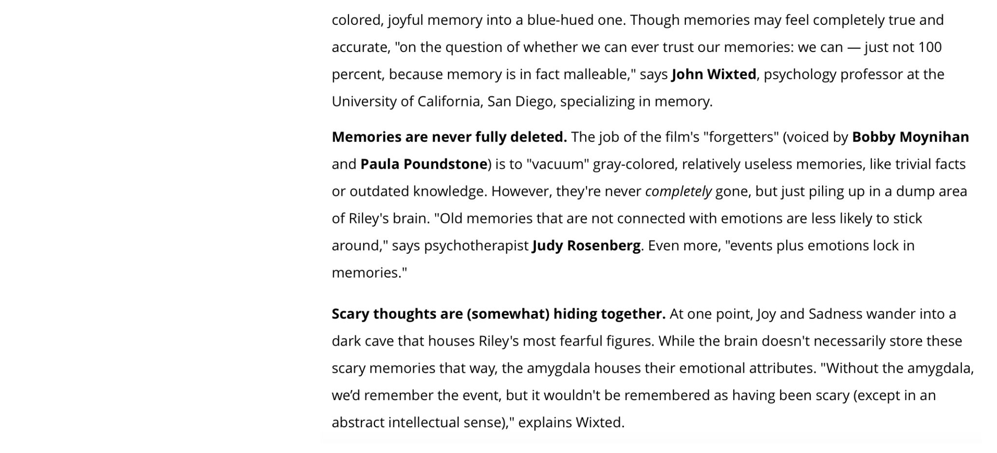 Emily Roberts on The Hollywood Reporter