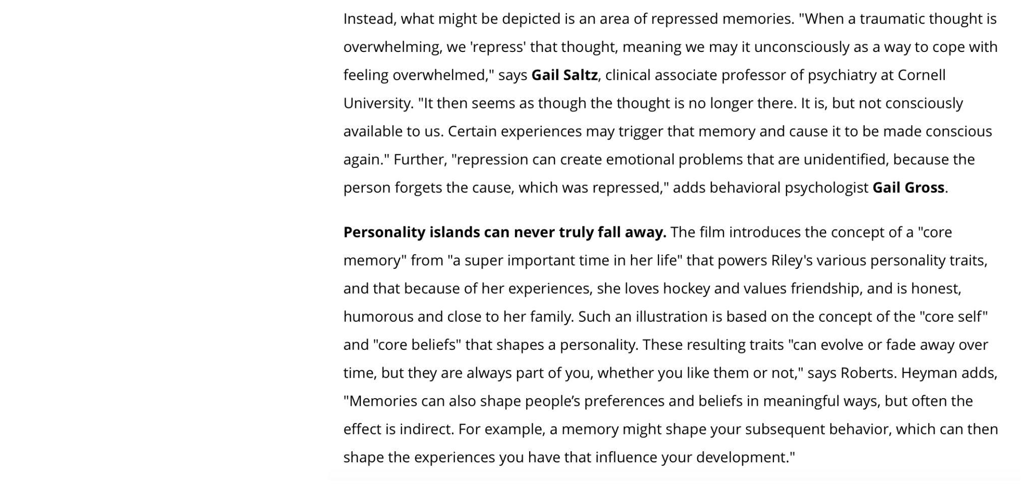 Emily Roberts on The Hollywood Reporter