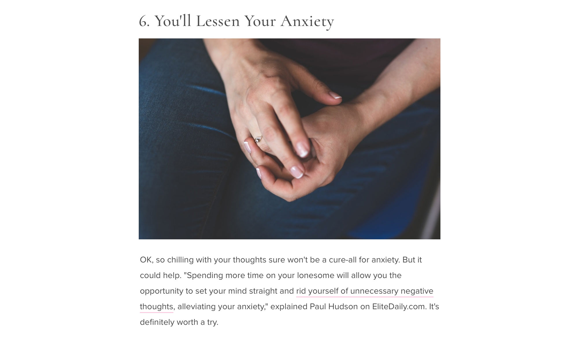 11 Healthy Reasons Why You Should Spend This Weekend Alone page 8