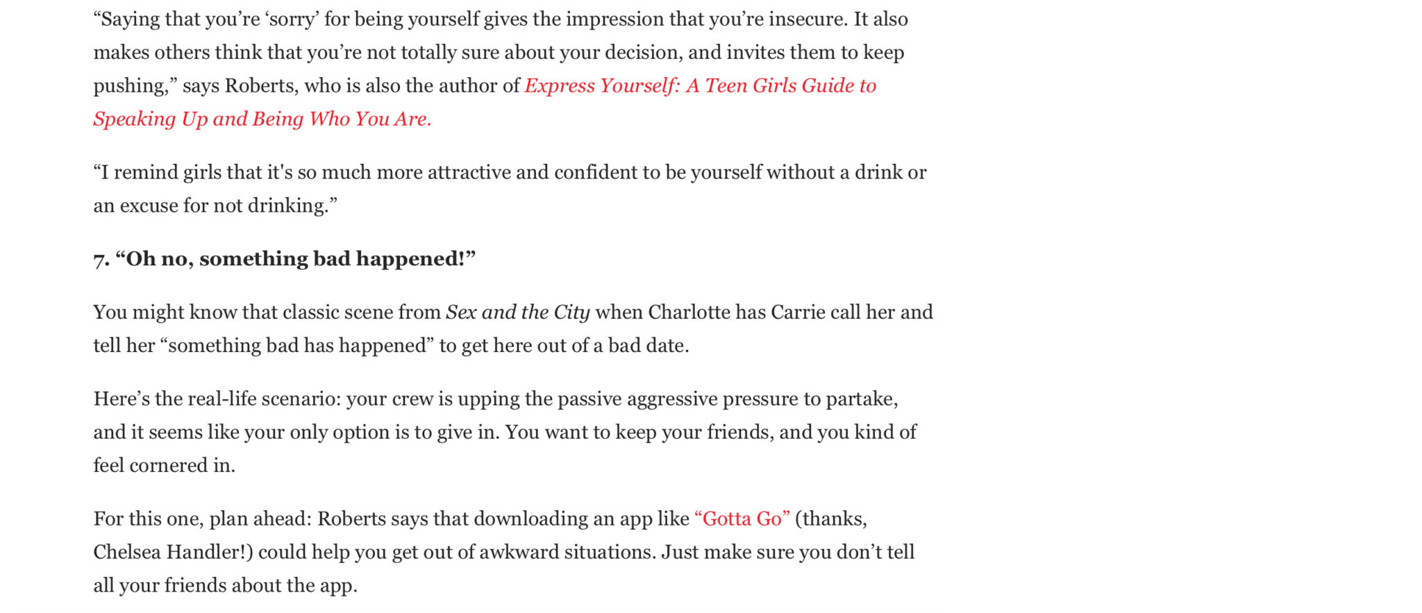 The Guidance Girl in Teen Vogue