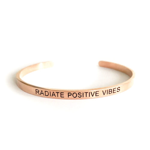 Radiate Positive Vibes Bracelet