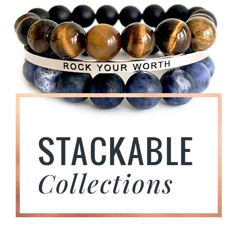 Rock Your Worth Stackable Bracelets